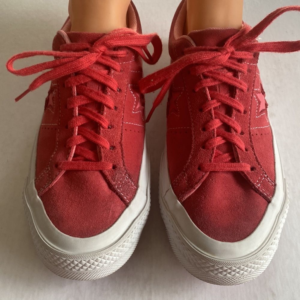 CONVERSE Women’s Suede Leather Sneakers Size 9 - Picture 6 of 9